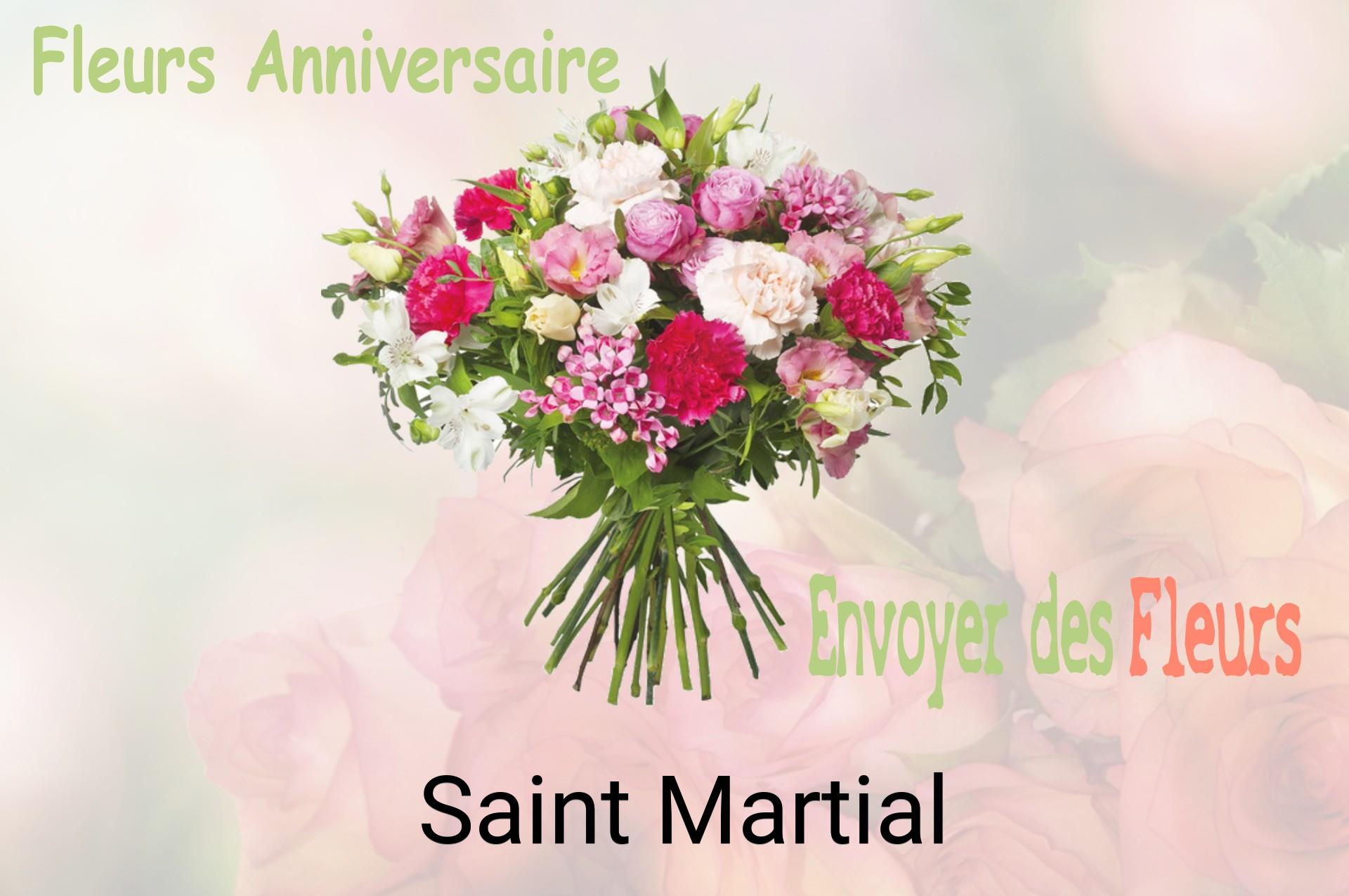 Bouquet de fleurs d’anniversaire livré à Saint-Martial